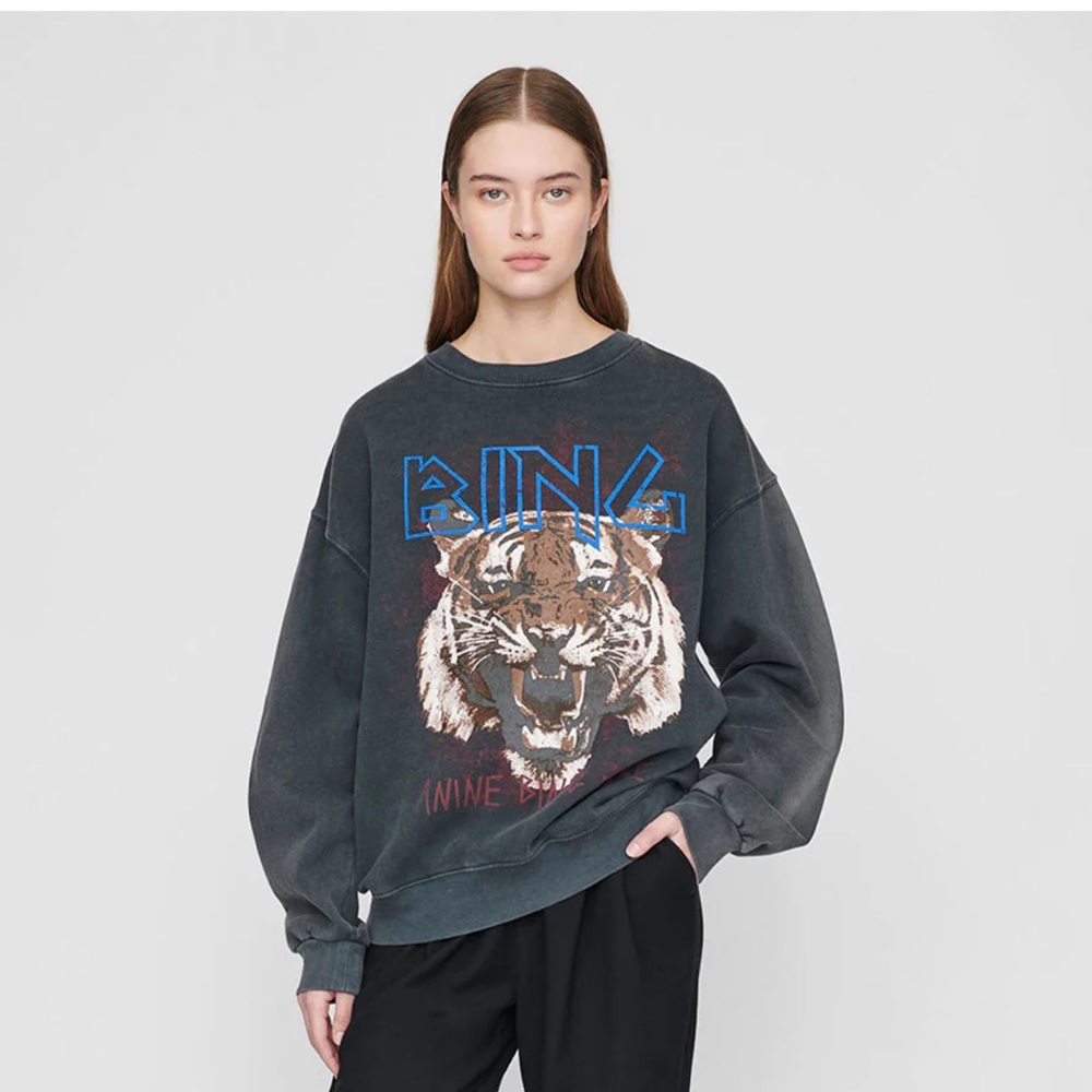 Tiger sweatshirt // anine bing // small